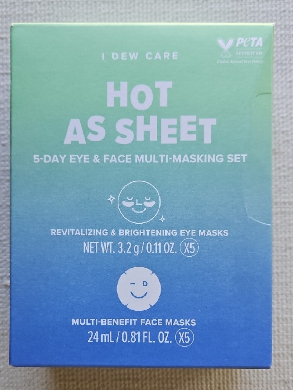 Hot As Sheet 5-Day Eye & Face Multi-Masking Set - Picture 2 of 8